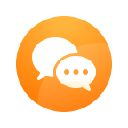 A floating icon to access the Frequently Asked Questions page
